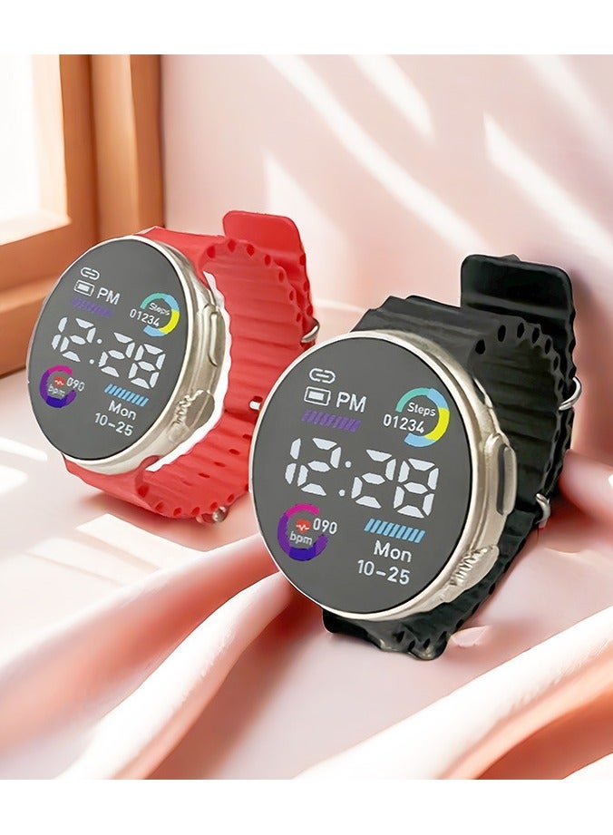 Children's Digital Watch Multifunctional Waterproof Electronic Watch Alarm Chronograph Luminous Sports Watch - Image 3